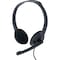 Verbatim Headset, w/Microphone, Stereo, Adj Headband, Black VER70721 - alternate 1